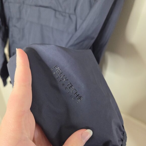 HELLY HANSEN Navy Waterproof Popover Rain Gear - Picture 4 of 9